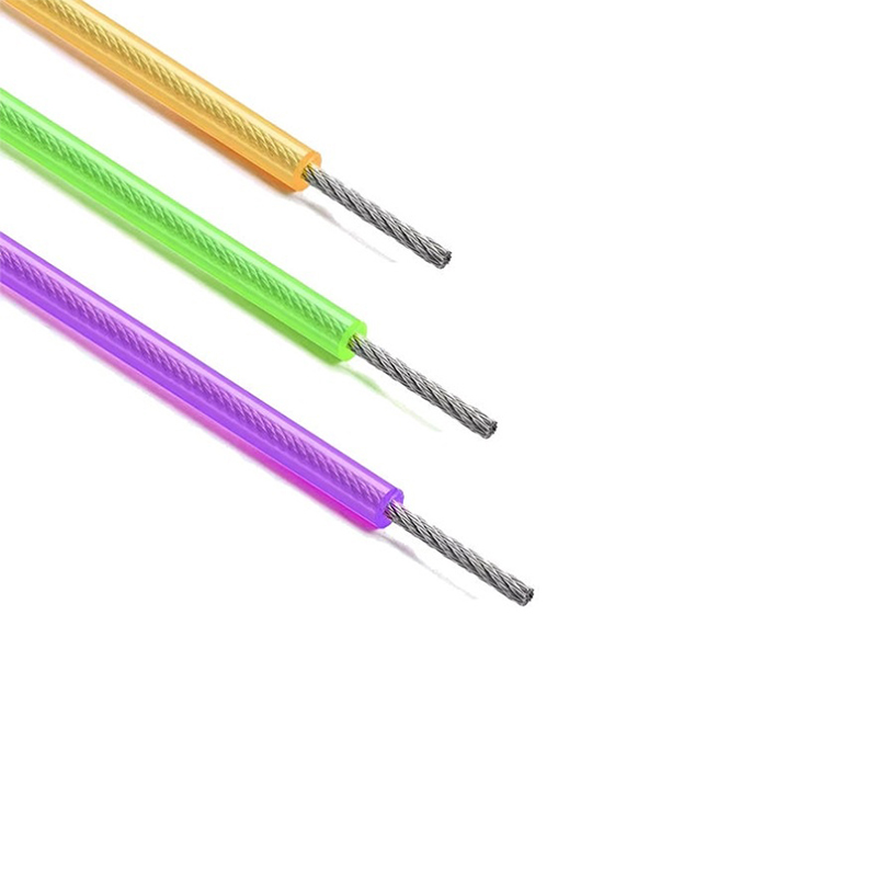 304 Corrosion-resistant bright finish stainless steel plastic coating wire rope