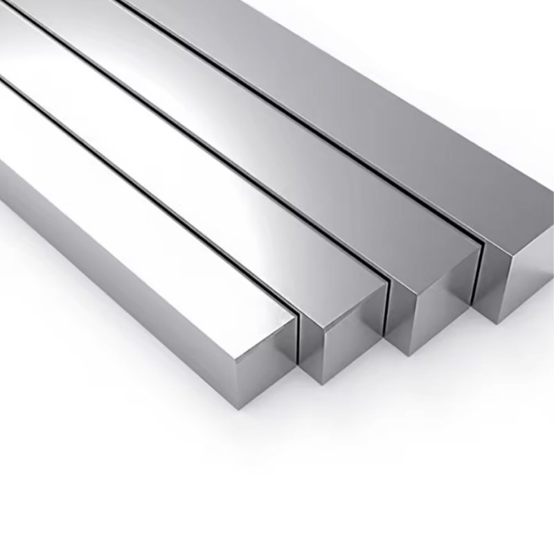 410 Durable multi-application acid-resistant stainless steel square bar