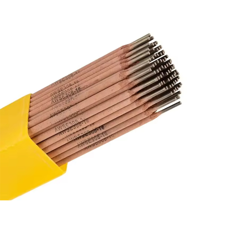 Low-spatter easy strike welding stainless steel electrode