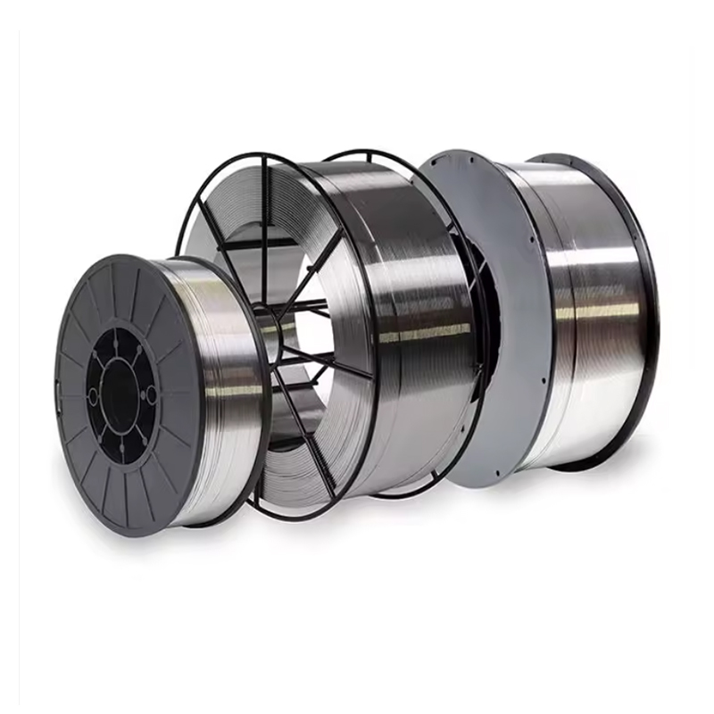 Corrosion-resistant bright finish stainless steel solid welding wire